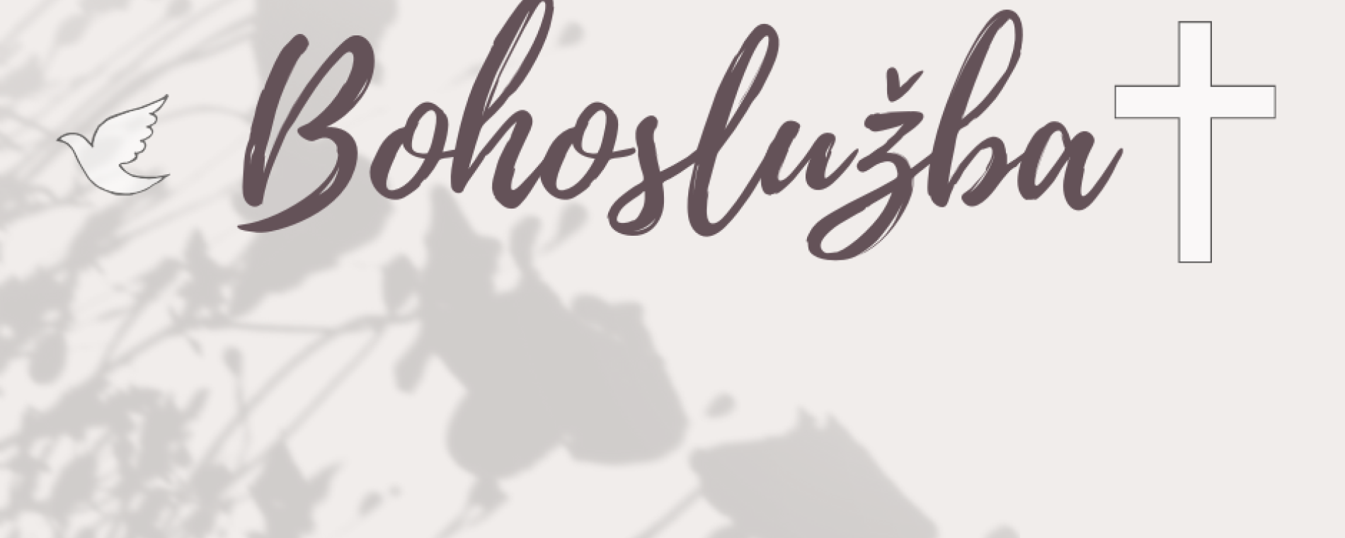 Nedělní bohoslužba |16.11.2025